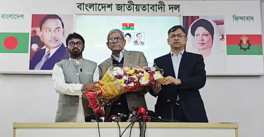 বিএনপিতে যোগ দিলেন রাশেদ খান। ছবি: সংগৃহীত
