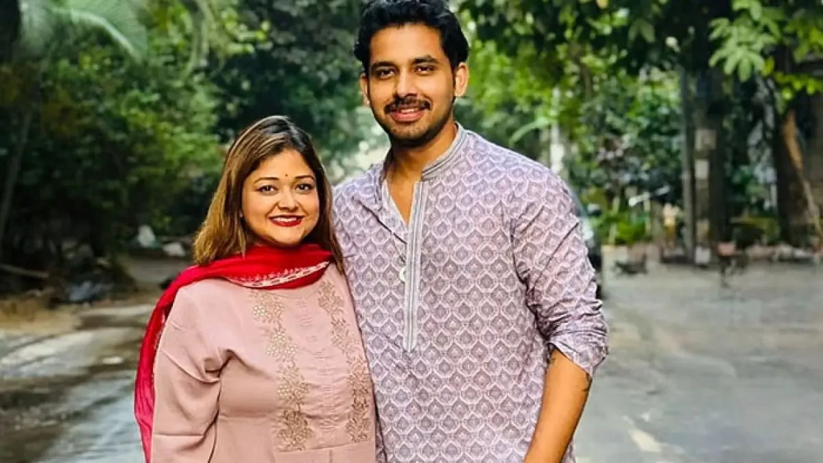 স্ত্রী ইভনাথ খান ইকরার সঙ্গে জাহের আলভী। ছবি: ফেসবুক থেকে