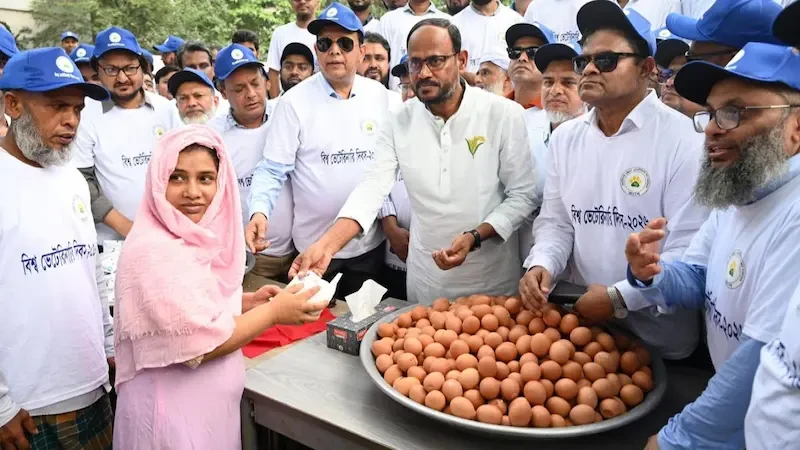 এআরসি মিলনায়তনে বিশ্ব ভেটেরিনারি দিবসে প্রতিমন্ত্রী সুলতান সালাউদ্দিন। ছবি: নিজস্ব