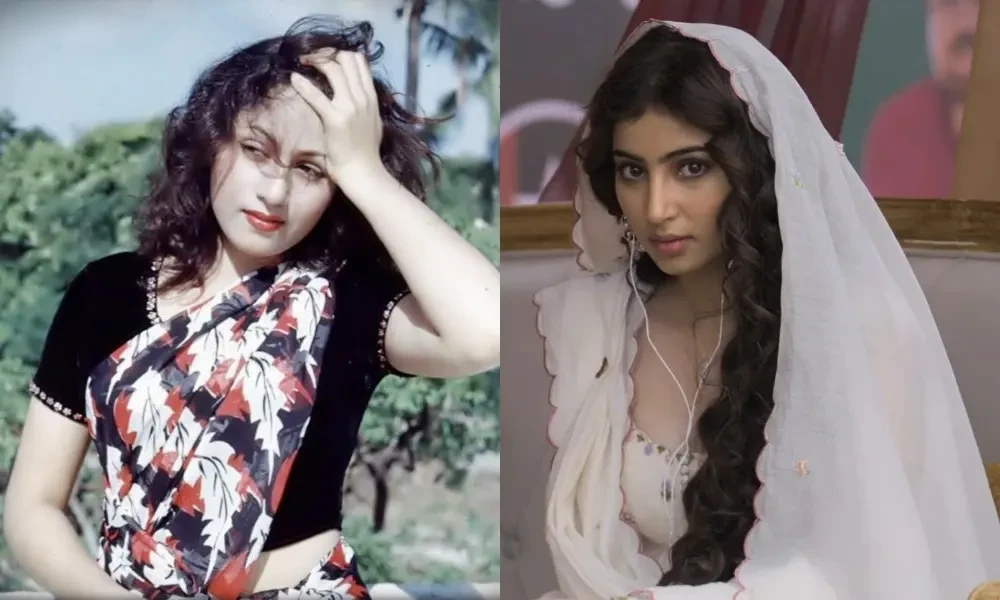 কিংবদন্তি মধুবালা এবং সারা অর্জুন-এর কোলাজ ছবি: সংগৃহীত