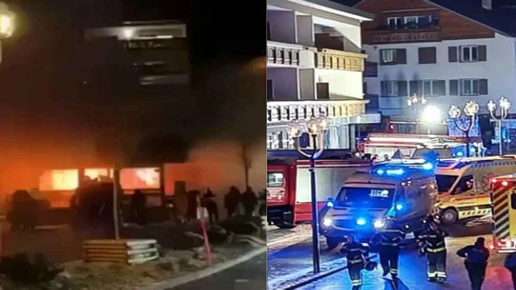 সুইজারল্যান্ডে বারে ভয়াবহ অগ্নিকাণ্ড।ছবি:সংগৃহীত