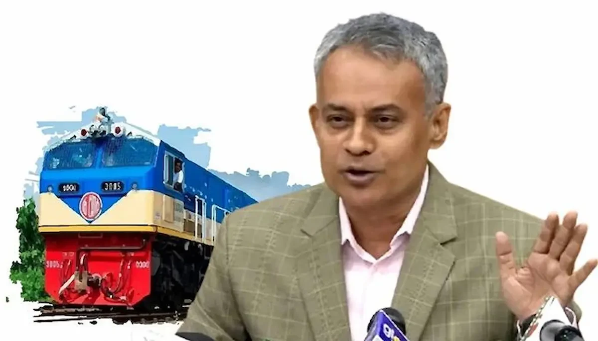 রেলমন্ত্রী শেখ রবিউল আলম। ছবি: মন্ত্রীর ফেসবুক পোস্ট থেকে