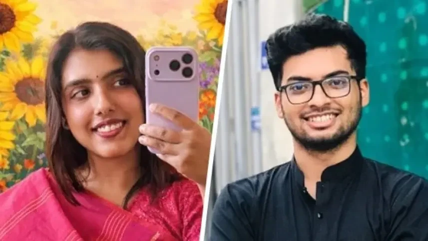 ফ্লোরিডায় নিহত বাংলাদেশি শিক্ষার্থী জামিল আহমেদ লিমন এবং নাহিদা সুলতানা। কোলাজ ছবি: সংগৃহীত